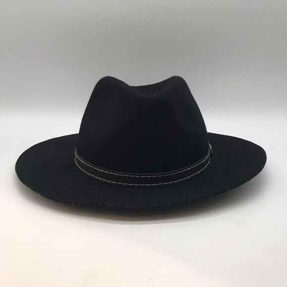 Madden Girl Women's 100% Wool Felt Fedora OSFA Buckle Band Western Cowboy Hat - Picture 1 of 12